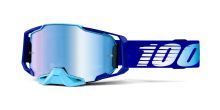 Brýle ARMEGA Royal, 100% (modré chromované plexi s čepy pro slídy)