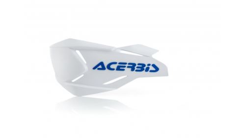 ACERBIS náhradní plasty k chráničům páček X-FACTORY bez montážního kitu bílá/modrá