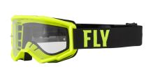 Brýle FOCUS, FLY RACING - USA dětské (Hi-vis/černá)