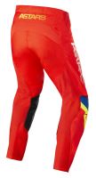 Kalhoty TECHSTAR QUADRO 2022, ALPINESTARS (červená/žlutá fluo/modrá)