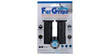 Gripy Fat grips s větší vnějším průměrem, OXFORD (černá pryž, tvrdost pryže medium, na řidítka o průměru 22 mm, pár)