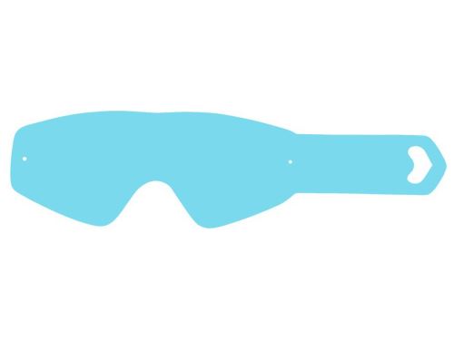 Strhávací slídy plexi pro brýle XBRAND s roll off systémem, Q-TECH (10 vrstev v balení, čiré)