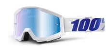 Brýle Strata Equinox, 100% (modré chrom plexi s čepy pro slídy)
