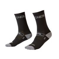 MTB ponožky ICON černá/šedá