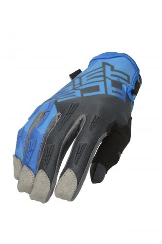 rukavice MX X-H  modrá/šedá vel. L