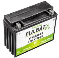 Baterie 12V, FTX24HL-BS / F50-N18L-A3 GEL, 21Ah, 350A, bezúdržbová GEL technologie 205x87x162 FULBAT (aktivovaná ve výrobě)