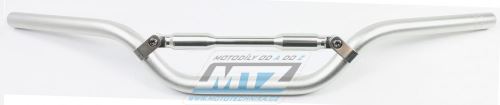 Řidítka s hrazdou (průměr 22mm) MTZ Streetfighter - stříbrné