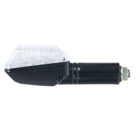 Blinkr LED hranatý dlouhý, OXFORD (čiré sklíčko, černý plášť, pár)