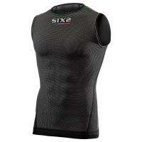 SIXS SML2 funkční odlehčené tričko bez rukávů černá XS