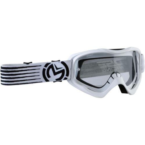 MooseRacing brýle QUALIFIER SLASH - white/black-bílá/černá