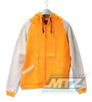Mikina Scott MX Zipper s kapucou  - oranžovo-béžová - velikost L