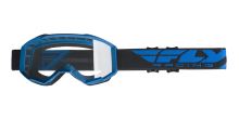 Brýle FOCUS, FLY RACING - USA (modrá, čiré plexi bez pinů)