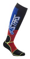 Ponožky MX PRO SOCKS, ALPINESTARS (červená/žlutá fluo/modrá, vel. S)
