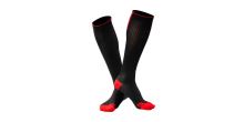 Ponožky PUSH - Compressive, UNDERSHIELD (černá/červená, vel. 35/38)