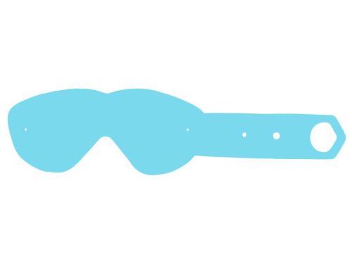 Strhávací slídy plexi pro brýle SPY řady ALLOY/TARGA, Q-TECH (10 vrstev v balení, čiré)