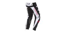 Kalhoty KINETIC K120, FLY RACING - USA (černá/bílá/červená)