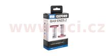 Závaží řídítek Bar Ends 2 s konusem pro vnitřní průměr 13 a 18 mm (vnější 22 a 28,6 mm), OXFORD (červené, pár)