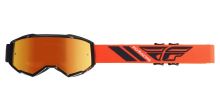 Brýle ZONE 2019, FLY RACING (černé/oranžové, oranžové chrom plexi)