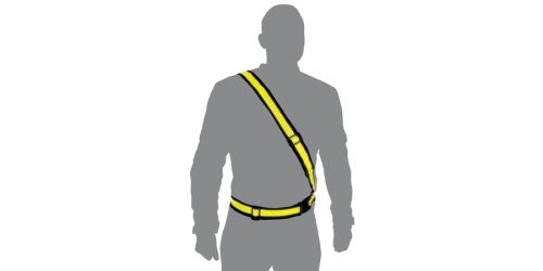 Reflexní pás ramenní, OXFORD (žlutá fluo)