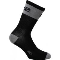 SIXS SHORT LOGO ponožky černá/šedá 40-43