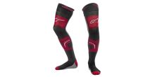 Ponožky pod ortézy KNEE BRACE 2020, ALPINESTARS (červená/šedá)