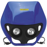 UFO PLAST Přední maska se světlem TWINS halogen modrá