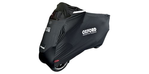 Plachta na skútry s přední nápravou Protex Stretch Outdoor s klimatickou membránou, OXFORD (černá, uni velikost)