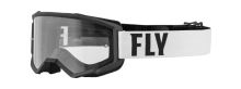 Brýle FOCUS, FLY RACING - USA, (bílá/černá, plexi čiré)