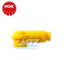 Fajfka/Botka NGK TRS1233-A - 90° / 5 kOhm / - provedení silikonová - žlutá