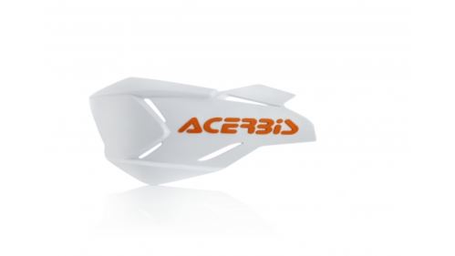 ACERBIS náhradní plasty k chráničům páček X-FACTORY bez montážního kitu bílá/oranž