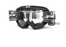 Brýle motokros Progrip 3208 Roll-Off Zoom+ XL - černé