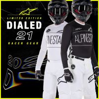 Kalhoty RACER 2021 limitovaná edice DIALED, ALPINESTARS, dětské (bílá/černá)