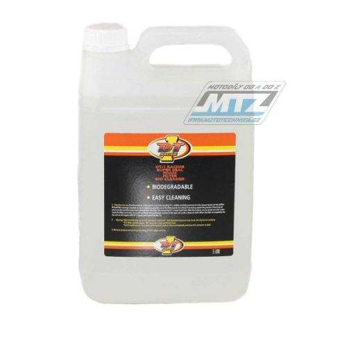Mytí/Šampon na pěnové vzduchové filtry DT1 Racing Super Seal Foam Filter Bio Cleaner (balení 5L)