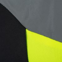Reflexní vesta ENDEAVOUR, OXFORD (žlutá fluo/šedá reflexní/černá)