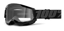 STRATA 2, 100% brýle černé, čiré plexi