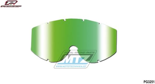 Sklo do brýlí Progrip 3251 Green Multi-Layered Mirrored Lens - zelené, zrcadlové, multicolor
