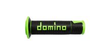 Gripy A450 (road) délka 120 mm, DOMINO (černo-neon zelené)