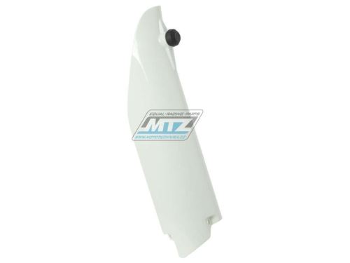 Kryt vidlice + pomocník startu "Launch control" - ZETA ZE89-7218 - Suzuki RMZ250 / 07-22 + RMZ450 / 08-22 - bílý (1strana)