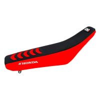 Potah sedla Honda CR125+CR250 / 02-07 + CRF450R / 02-04 - barva černo-červená - typ potahu DG3