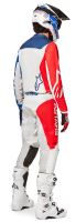 Kalhoty RACER COMPASS 2022, ALPINESTARS (bílá/červená fluo/modrá)