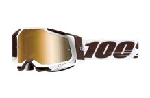 RACECRAFT 2, 100% brýle Snowbird, zlaté plexi