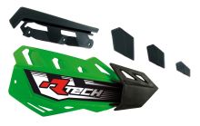 Plasty krytů páček FLX / FLX ALU / FLX ATV, RTECH (zeleno-černé, pár)