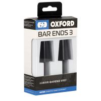 Závaží řídítek Bar Ends 3 s redukcí pro vnitřní průměr 13 a 18 mm (vnější 22 a 28,6 mm), OXFORD (černé, pár)
