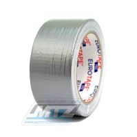 Páska americká (textilní Duct Tape) - 48mmX25m - stříbrná