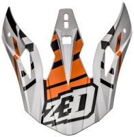 Kšilt pro přilby X1.9 a X1.9D, ZED (oranžová/bílá/černá)