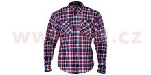 Košile KICKBACK CHECKER s Kevlar® podšívkou, OXFORD (červená/modrá)