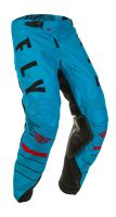 Kalhoty KINETIC K120, FLY RACING - USA (modrá/černá/červená , vel. 30)