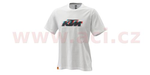 Tričko RADICAL LOGO,KTM (bílé)