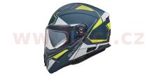 Přilba Sharki Cutter, V-Helmets (tmavá modrá/fluo žlutá, vel. XS)