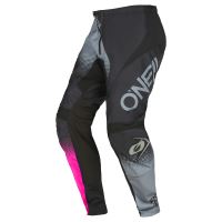 Dámské kalhoty O´Neal Element RACEWEAR černá/šedá/růžová